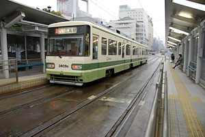 広島市内の路面電車