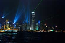 香港の夜景写真